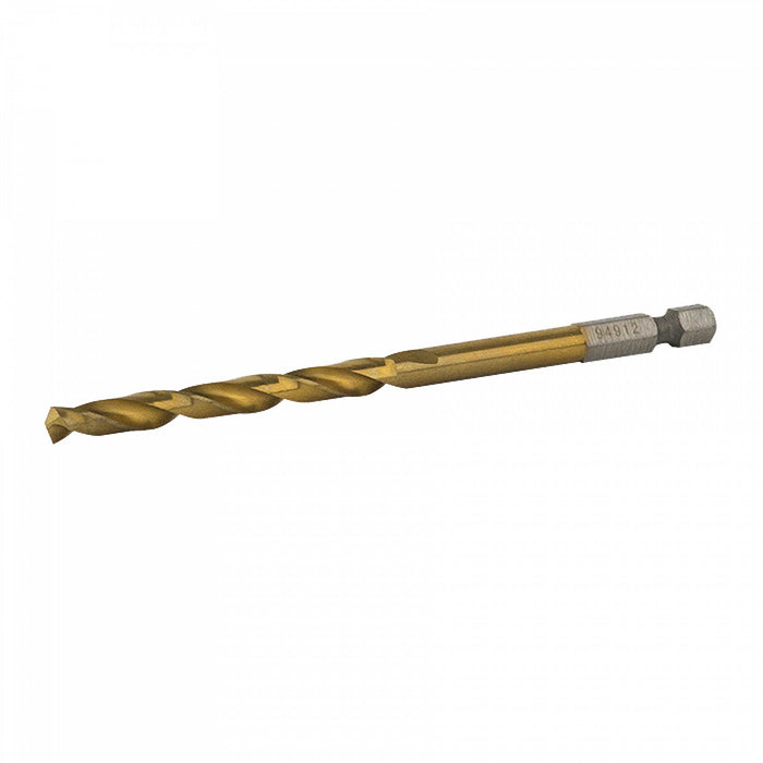1/4" x 4" x 5" Wood Hex Shank Industrial Drill Bit Recyclable (Item# 94912)