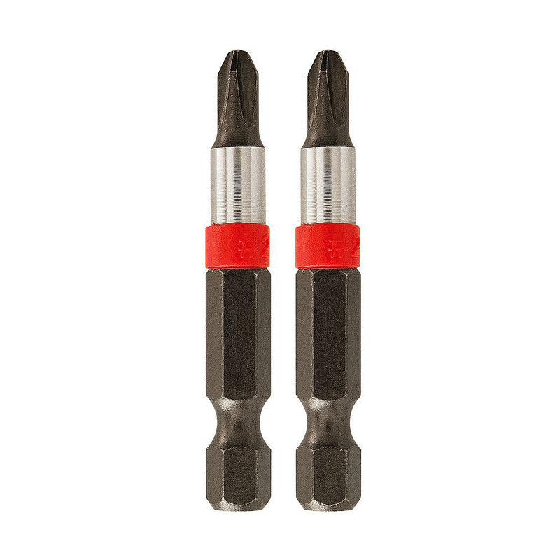 2" x PH #2 Drywall Impact Phillips (2 Pack) (1 PC per QTY) Industrial Screwdriver Bit Recyclable (item# 298009)