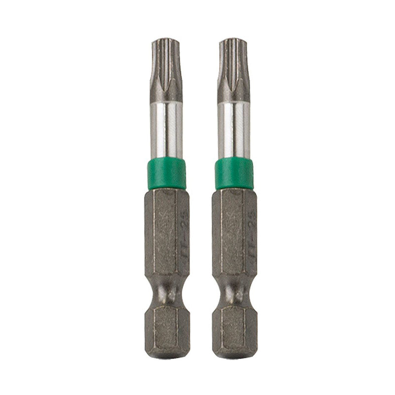 (1 PC per QTY) 2" x T25 Impact Torx (2 pack) Security Industrial Screwdriver Bit Recyclable (Item