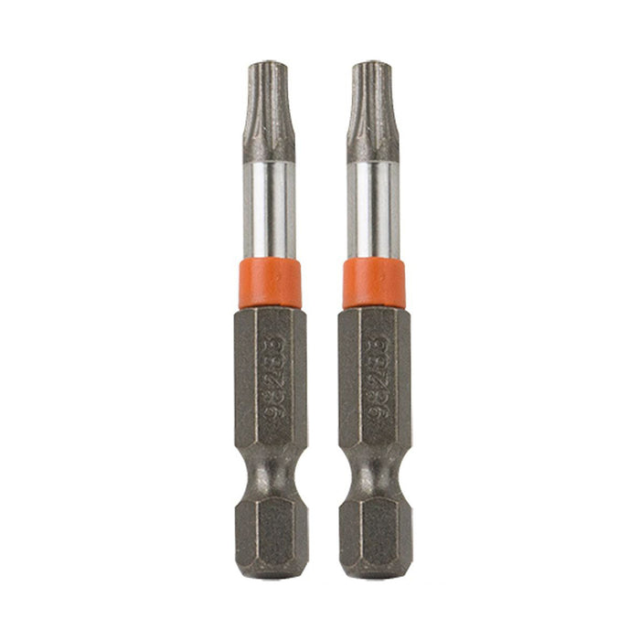 (1 PC per QTY) 2" x T20 Impact Torx (2 pack)Security Industrial Screwdriver Bit Recyclable (Item# 298283)