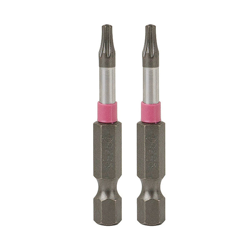 (1 PC per QTY) 2" x T10 Impact Torx (2 Pack) Security Industrial Screwdriver Bit Recyclable (Item