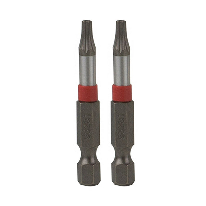 (1 PC per QTY) 2" x T15 Impact Torx (2 pack) Security Industrial Screwdriver Bit Recyclable (Item# 298281)