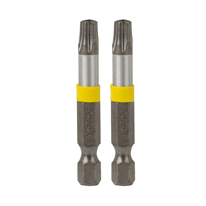 (1 PC per QTY) 2" x T30 Impact Torx (2 pack) Security Industrial Screwdriver Bit Recyclable (Item# 298286)