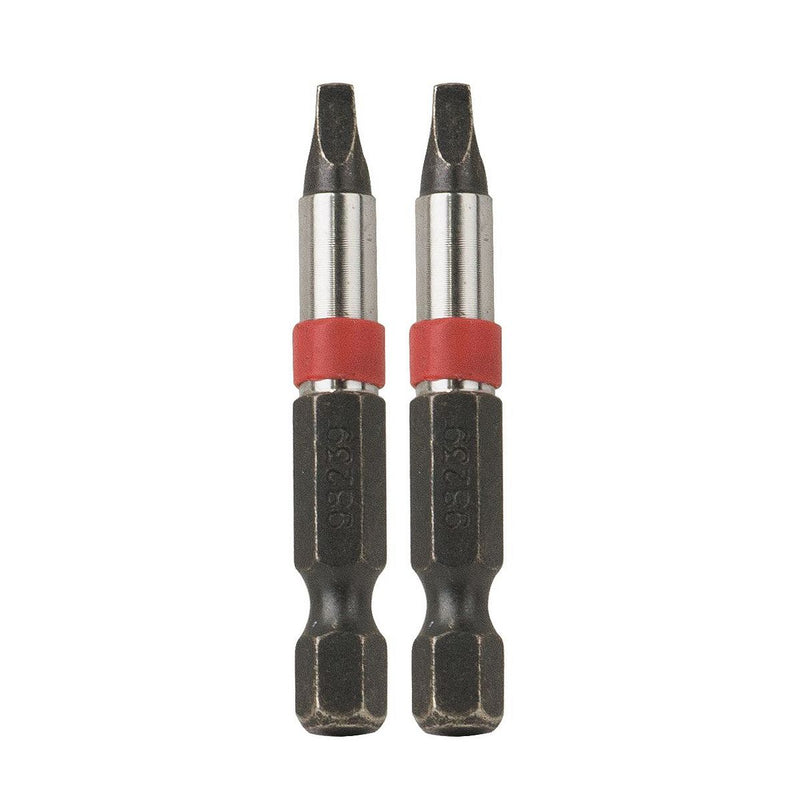2" x SQ #2 Impact Square Recess (2 Pack) Industrial Screwdriver Bit Recyclable (item# 298239)