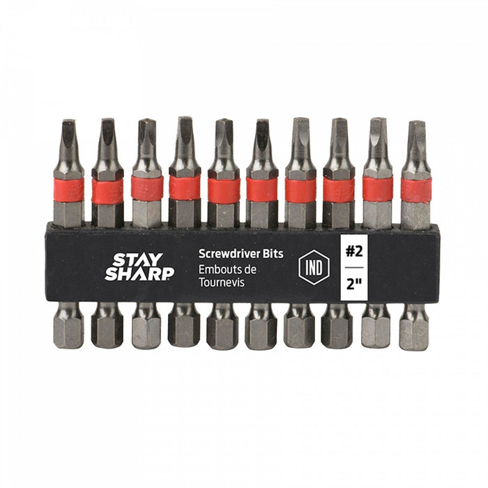 2-inch-SQ-#2-Banded-Bit-Clip-(10-Pack)-Industrial-Screwdriver-Bit-Recyclable-Stay-Sharp