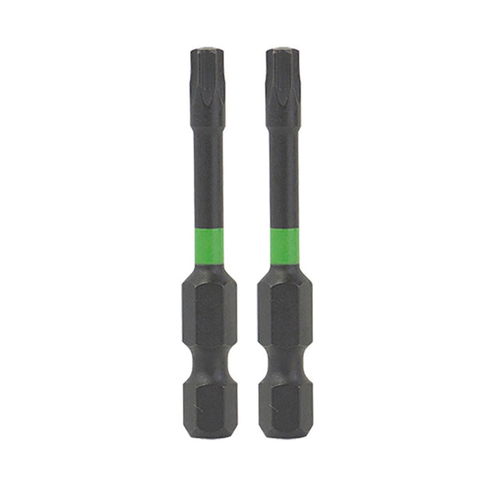 2" x T25 Torsion Impact Torx (2 pack) (1 PC per QTY) Professional Screwdriver Bit Recyclable (Item# 276327)