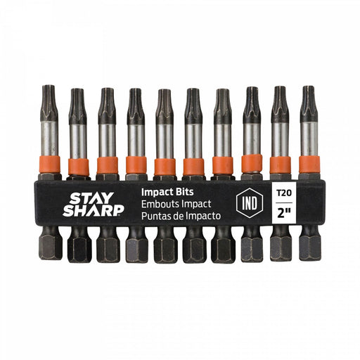 2-inch-T20-Impact-Bit-Clip-(10-Pack)-Industrial-Screwdriver-Bit-Recyclable-Stay-Sharp