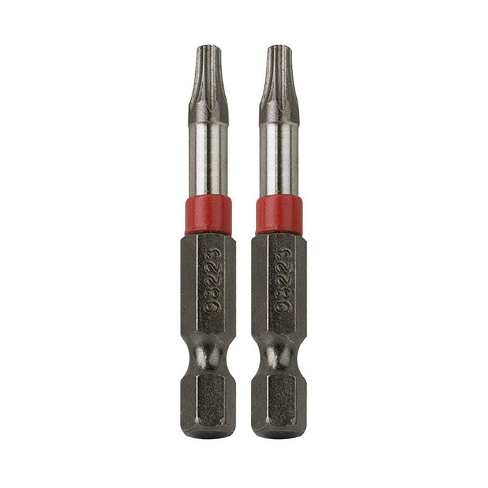 (1 PC per QTY) 2" x T15 Impact Torx (2 Pack) Industrial Screwdriver Bit Recyclable (item# 298223)