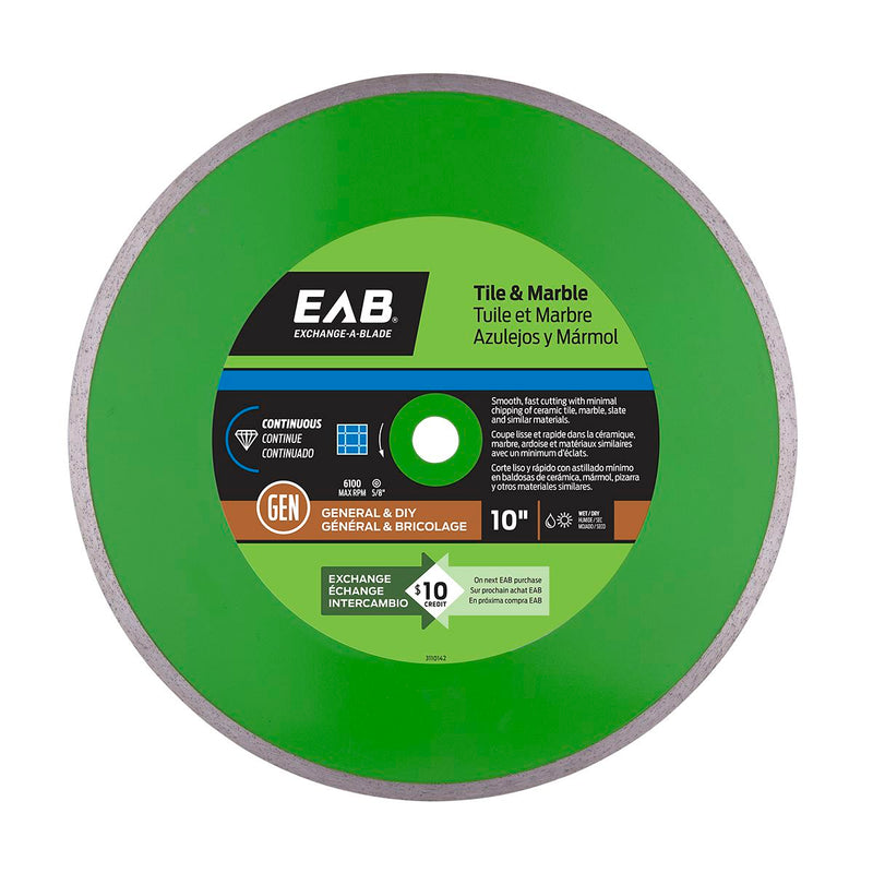 10-inch-Continuous-Tile-Green-Diamond-Blade-Exchangeable-Exchange-A-Blade