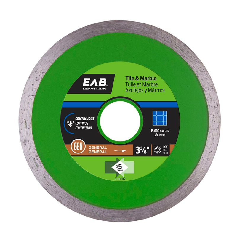 3-3/8-inch-Continuous-Tile-Green-Diamond-Blade-Exchangeable-Exchange-A-Blade