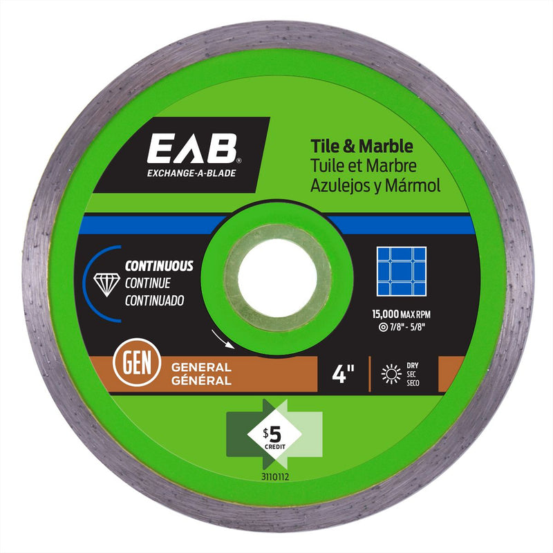 4-inch-Continuous-Tile-Green-Diamond-Blade-Exchangeable-Exchange-A-Blade