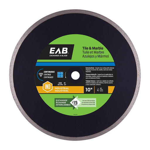 10-inch-Continuous-Tile-Wet-Cut-Black-Industrial-Diamond-Blade-Exchangeable-Exchange-A-Blade