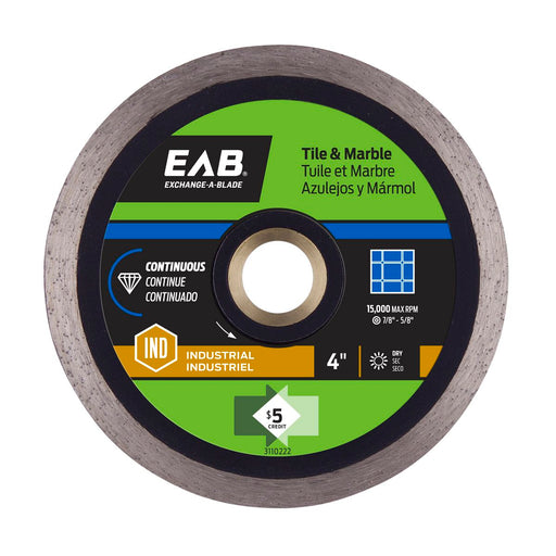 4-inch-Continuous-Tile-Black-Industrial-Diamond-Blade-Exchangeable-Exchange-A-Blade