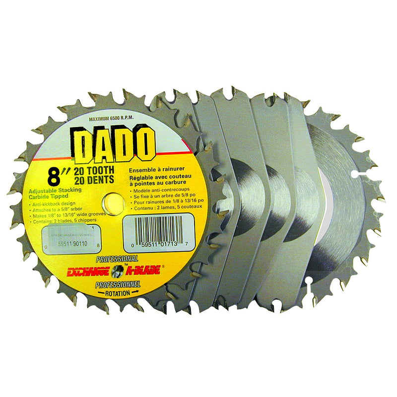 8-inch-x-20-Teeth-Carbide-Dado-Industrial-Saw-Blade-Exchangeable-Exchange-A-Blade