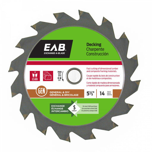 5-1/2-inch-x-14-Teeth-Carbide-Decking-Saw-Blade-Exchangeable-Exchange-A-Blade