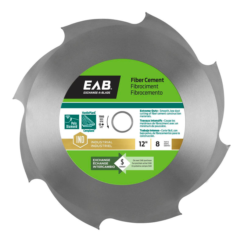 12-inch-x-8-Teeth-Carbide-Fiber-Cement-Industrial-Saw-Blade-Exchangeable-Exchange-A-Blade