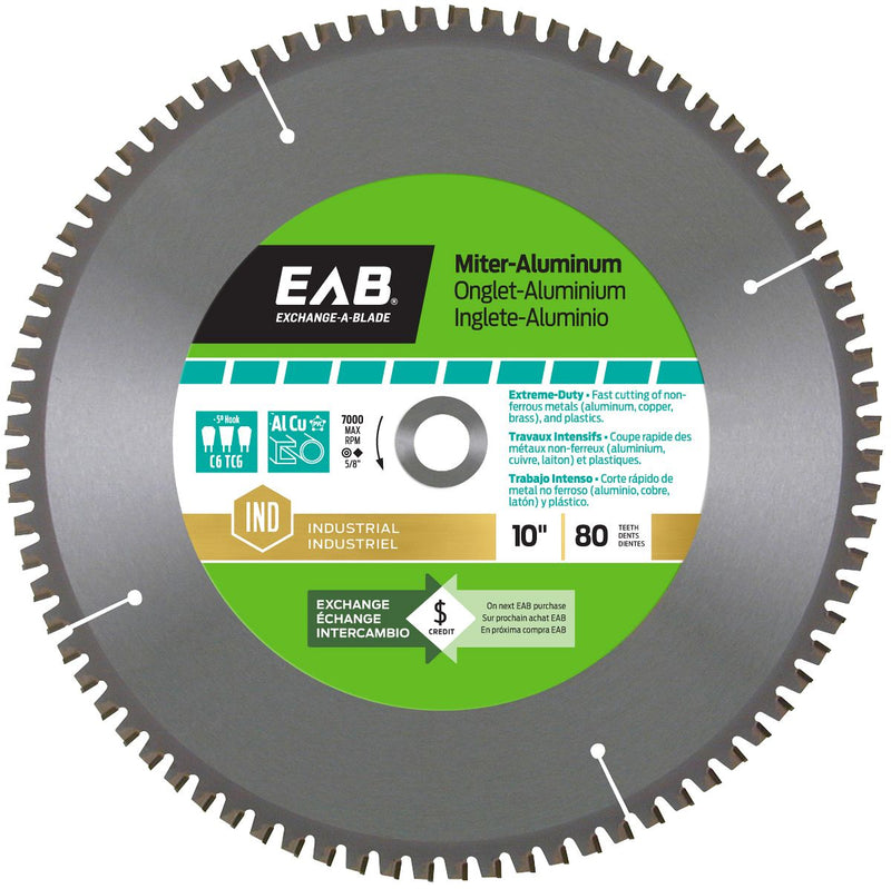 10-inch-x-80-Teeth-Carbide-Miter-Aluminum-Industrial-Saw-Blade-Exchangeable-Exchange-A-Blade