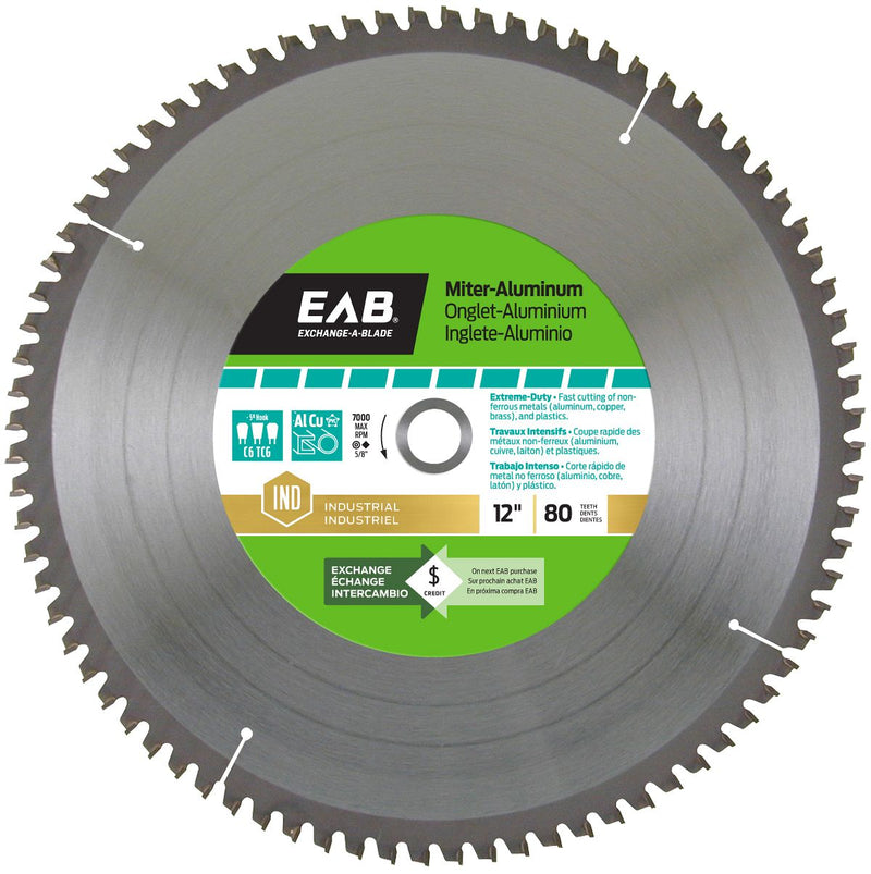 12-inch-x-80-Teeth-Carbide-Miter-Aluminum-Industrial-Saw-Blade-Exchangeable-Exchange-A-Blade