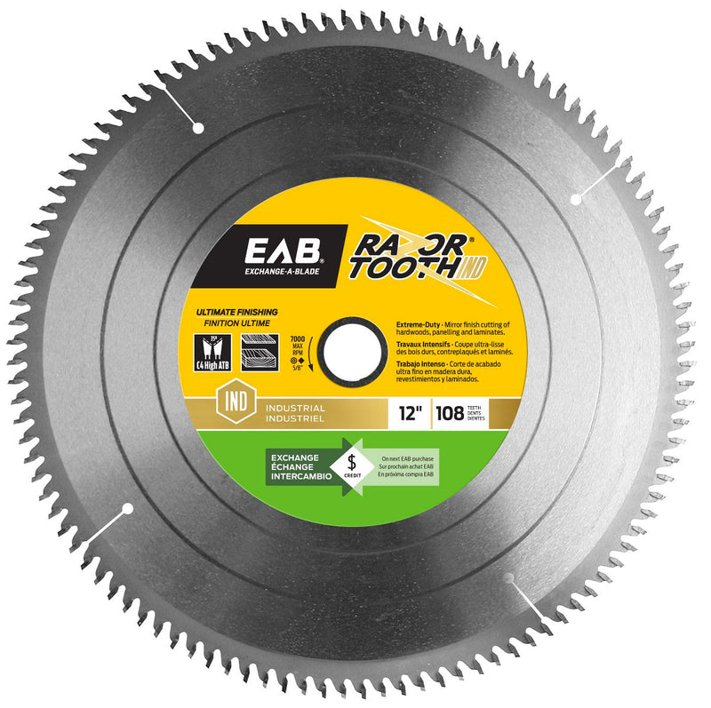 12-inch-x-100-Teeth-Carbide-RazorTooth-Industrial-Saw-Blade-Exchangeable-Exchange-A-Blade