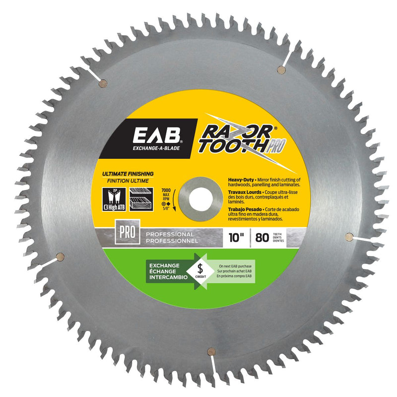10-inch-x-80-Teeth-Carbide-RazorTooth-Professional-Saw-Blade-Exchangeable-Exchange-A-Blade