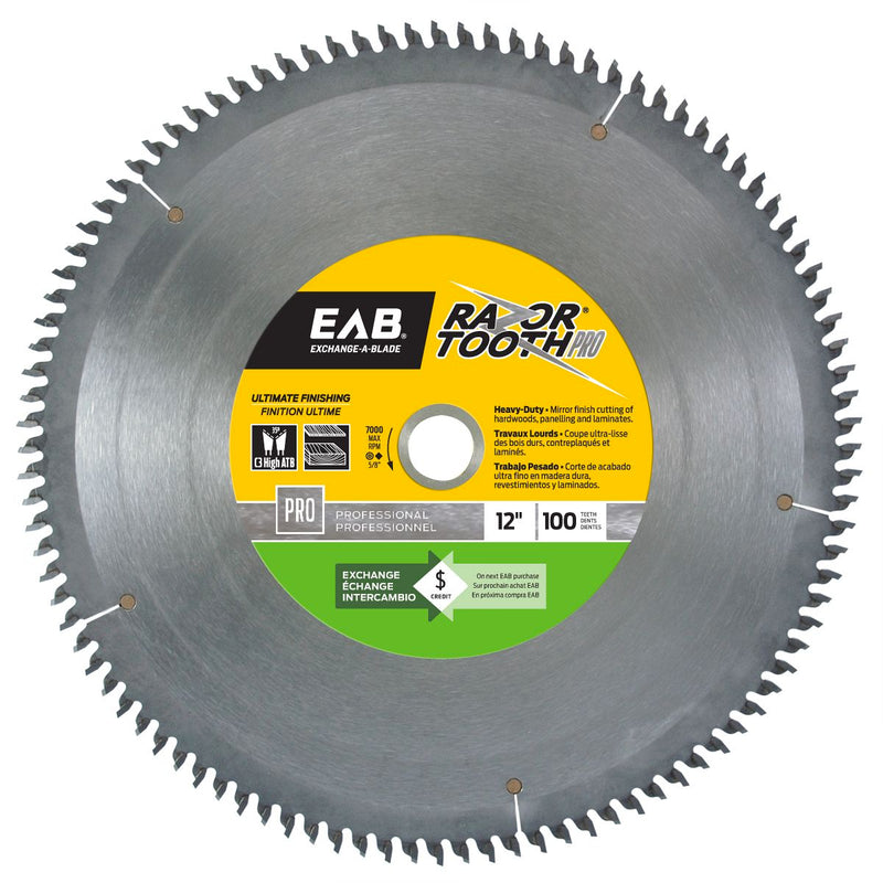 12-inch-x-100-Teeth-Carbide-RazorTooth-Professional-Saw-Blade-Exchangeable-Exchange-A-Blade