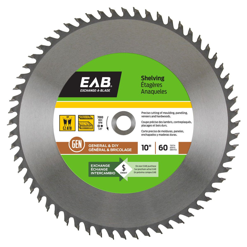 10-inch-x-60-Teeth-Carbide-Shelving-Saw-Blade-Exchangeable-Exchange-A-Blade
