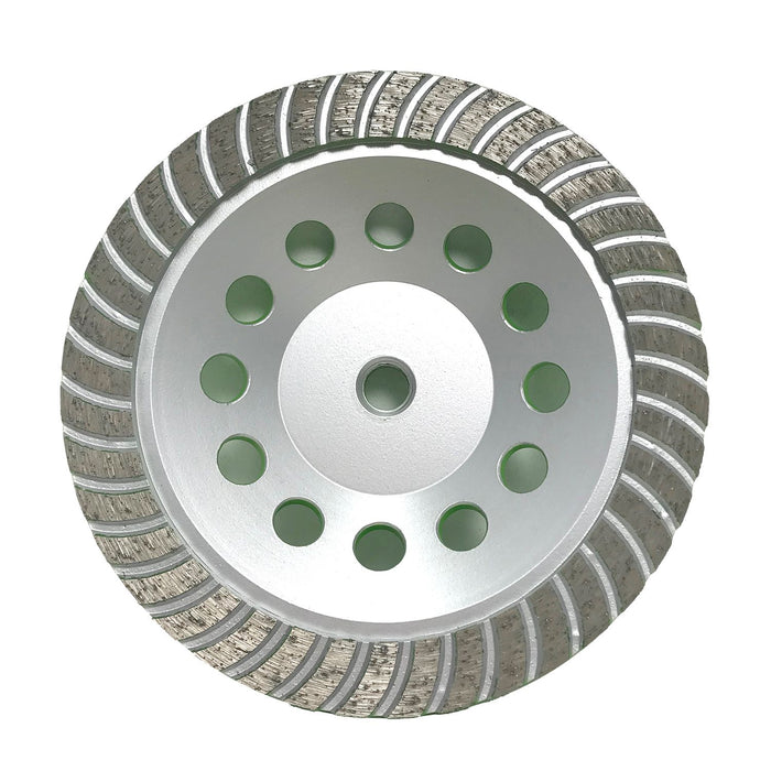 7" x Grit Specialty Cup Wheel Turbo Single Row Professional Abrasive Recyclable Exchangeable (Item# 3110572)