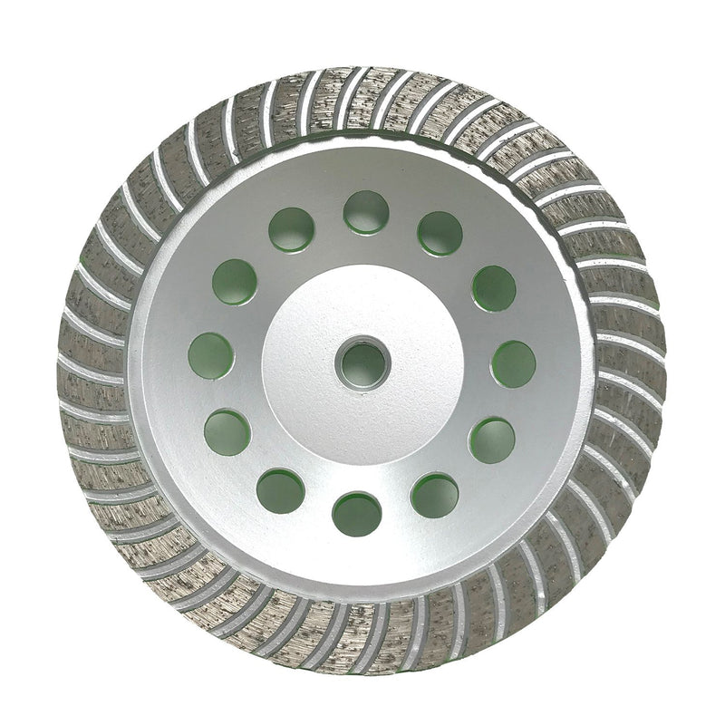 7" x Grit Specialty Cup Wheel Turbo Single Row Professional Abrasive Recyclable Exchangeable (Item