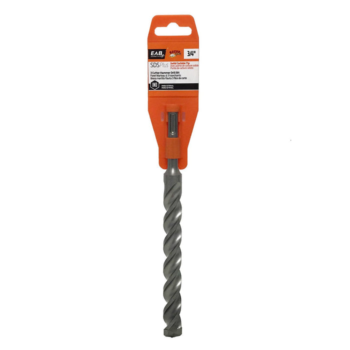 3/4" x 6" x 8 3/4" Masonry SDS Plus Industrial Drill Bit Recyclable Exchangeable (Item# 3245242)