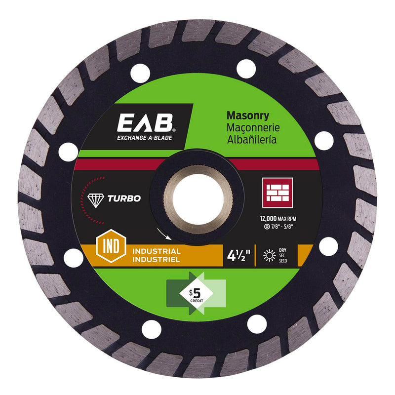 4-1/2-inch-Turbo-Black-Industrial-Diamond-Blade-Exchangeable-Exchange-A-Blade