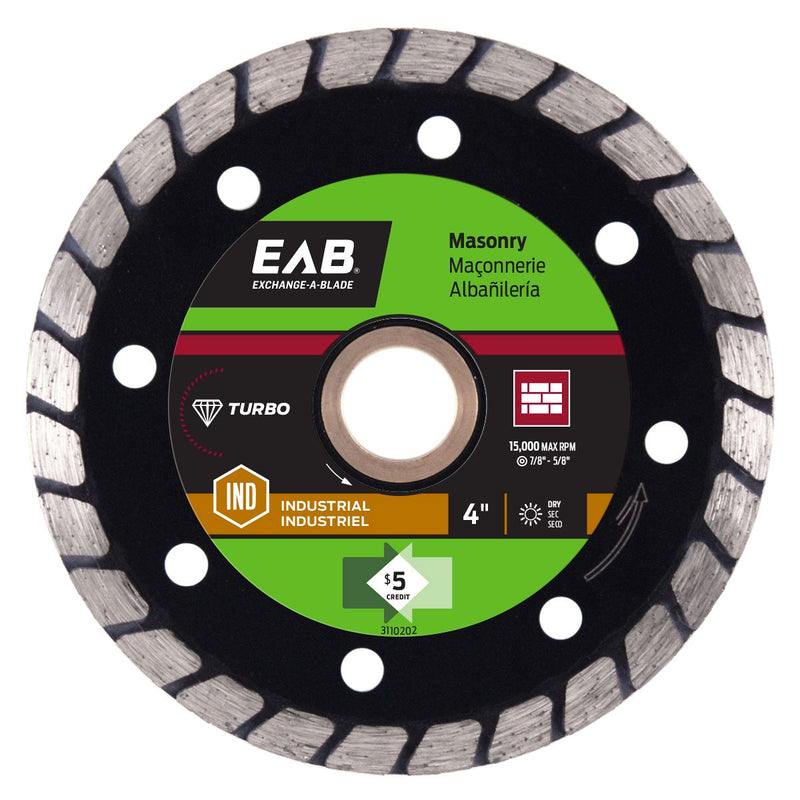4-inch-Turbo-Black-Industrial-Diamond-Blade-Exchangeable-Exchange-A-Blade