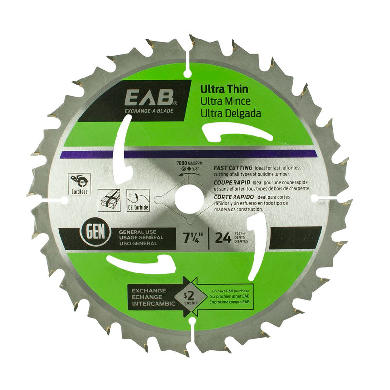7-1/4-inch-x-24-Teeth-Carbide-Ultra-Thin-Saw-Blade-Exchangeable-Exchange-A-Blade