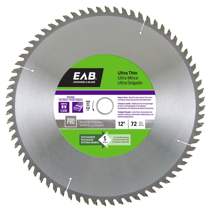 12-inch-x-72-Teeth-Carbide-Ultra-Thin-Professional-Saw-Blade-Exchangeable-Exchange-A-Blade
