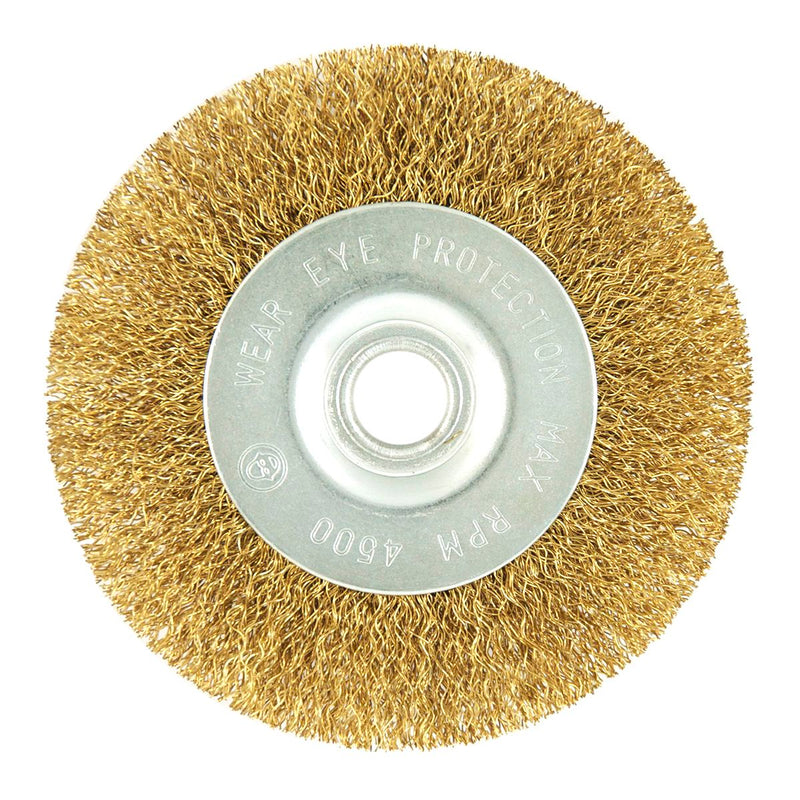 4-inch-x-1/2-inch-Brass-Crimped-Fine-Wire-Wheel-Recyclable-Stay-Sharp