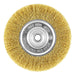 6-inch-x-5/8-inch-1/2-inch-Brass-Crimped-Coarse-Wire-Wheel-Recyclable-Stay-Sharp
