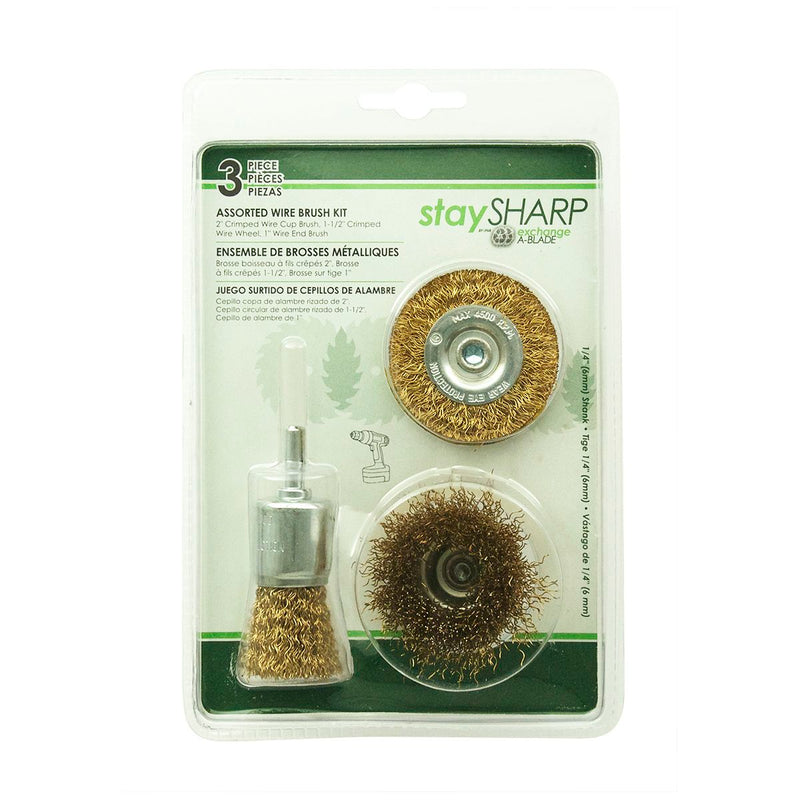 1/4-inch-Brass-Wire-Brushes-(3-Pack)-Recyclable-Stay Sharp